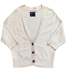 FINAL PRICE! American Eagle Cream Button Up Sweater